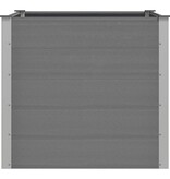 VidaXL Plantenbak verhoogd 100x100x91 cm HKC grijs