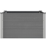 VidaXL Plantenbak verhoogd 100x100x54 cm HKC grijs
