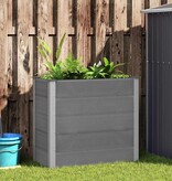 VidaXL Plantenbak verhoogd 100x50x91 cm HKC grijs