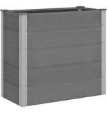 VidaXL Plantenbak verhoogd 100x50x91 cm HKC grijs