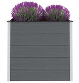 VidaXL Plantenbak verhoogd 100x50x91 cm HKC grijs