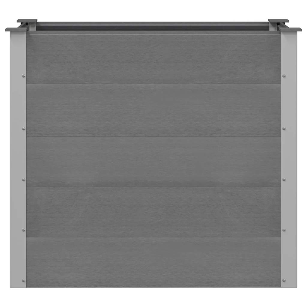 VidaXL Plantenbak verhoogd 100x50x91 cm HKC grijs