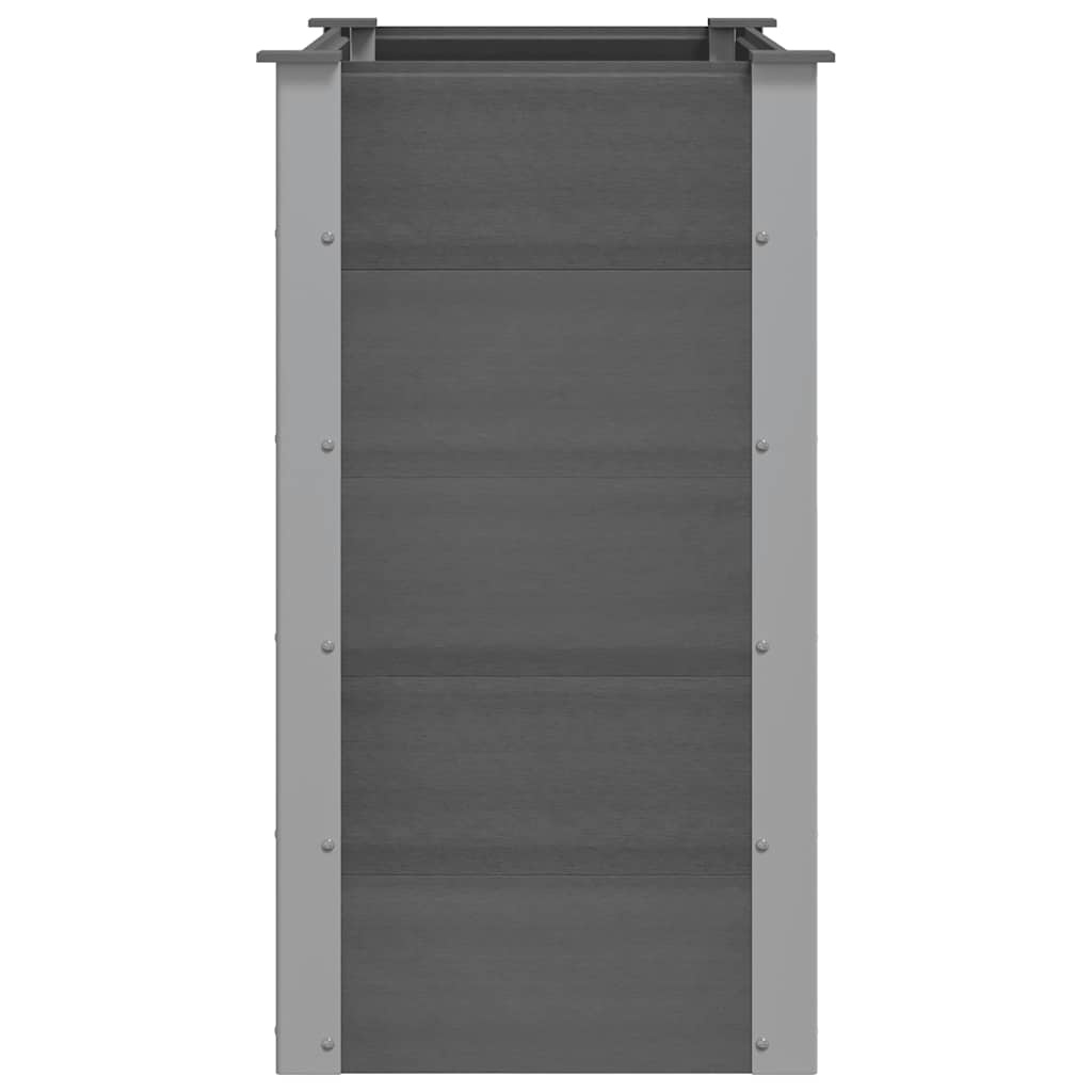 VidaXL Plantenbak verhoogd 100x50x91 cm HKC grijs