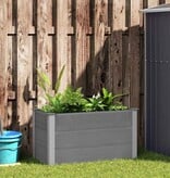 VidaXL Plantenbak verhoogd 100x50x54 cm HKC grijs
