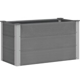 VidaXL Plantenbak verhoogd 100x50x54 cm HKC grijs