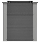 VidaXL Plantenbak verhoogd 100x50x54 cm HKC grijs