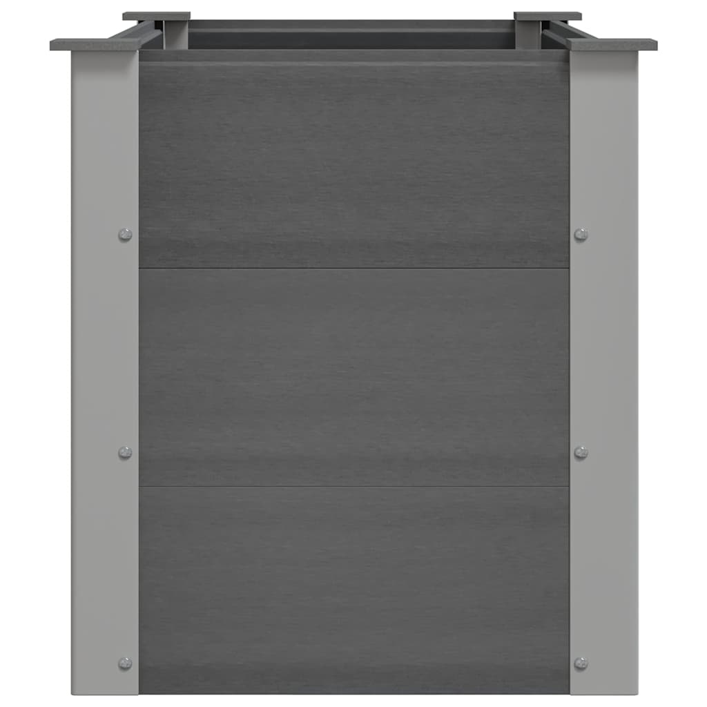 VidaXL Plantenbak verhoogd 100x50x54 cm HKC grijs