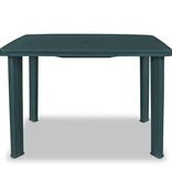 VidaXL Tuintafel 101x68x72 cm kunststof groen