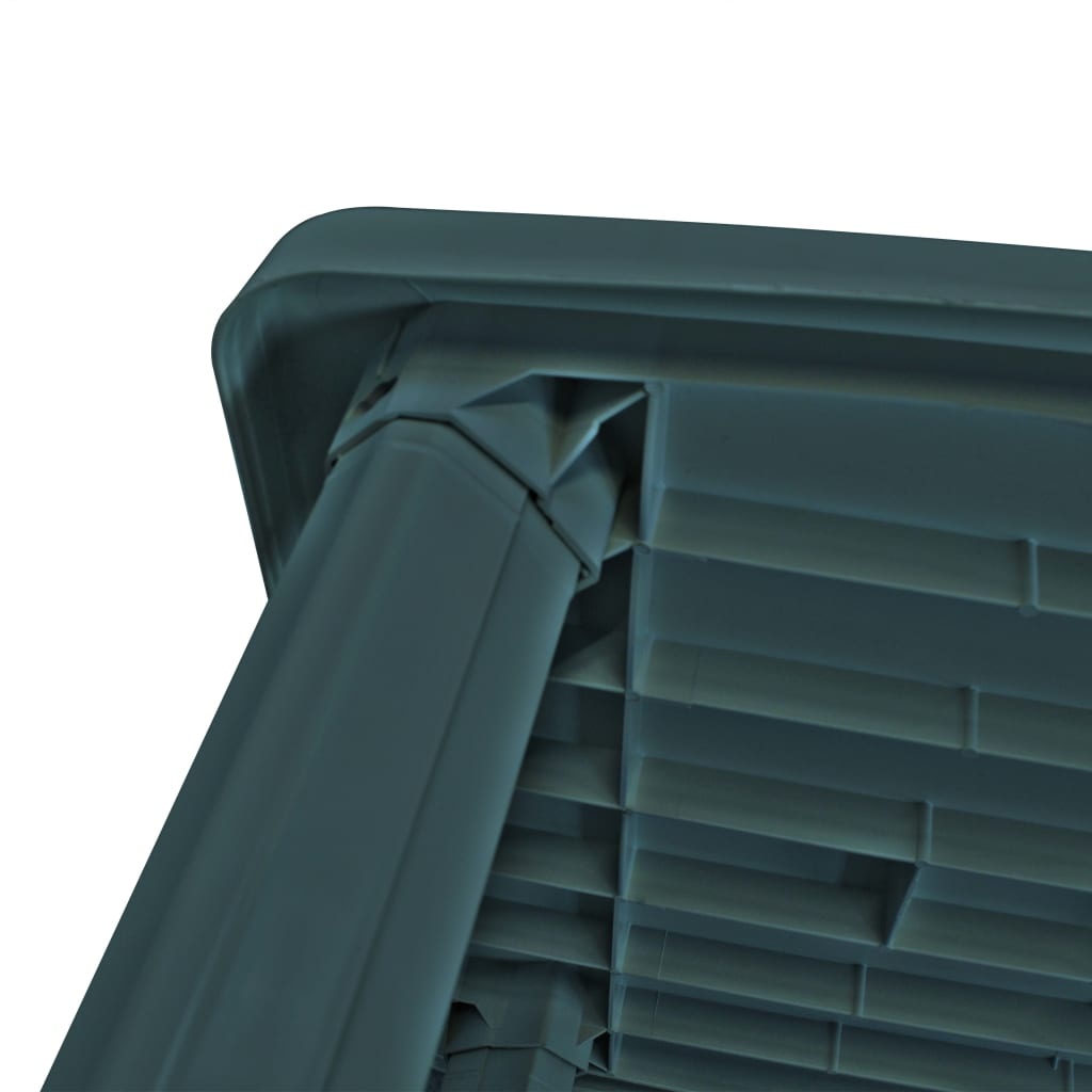 VidaXL Tuintafel 101x68x72 cm kunststof groen