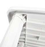 VidaXL Tuintafel 101x68x72 cm kunststof wit