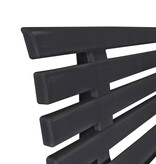 VidaXL Tuinbank 145,5 cm kunststof antraciet