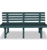 VidaXL Tuinbank 145,5 cm kunststof groen