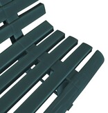 VidaXL Tuinbank 145,5 cm kunststof groen