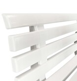 VidaXL Tuinbank 145,5 cm kunststof wit