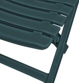 VidaXL 3-delige Bistroset inklapbaar kunststof groen