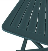 VidaXL 3-delige Bistroset inklapbaar kunststof groen