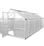 VidaXL Tuinkas 10,53 m² versterkt aluminium