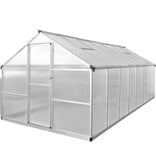 VidaXL Tuinkas 10,53 m² versterkt aluminium