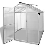 VidaXL Tuinkas 3,46 m² versterkt aluminium