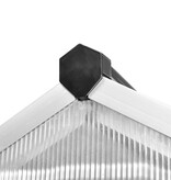 VidaXL Tuinkas 3,46 m² versterkt aluminium