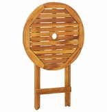 VidaXL 3-delige Bistroset inklapbaar massief acaciahout