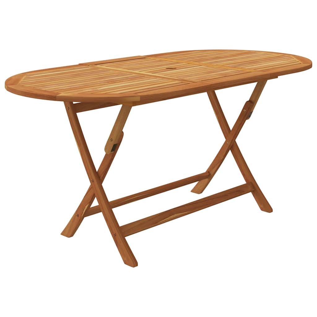 VidaXL 9-delige Tuinset inklapbaar massief acaciahout