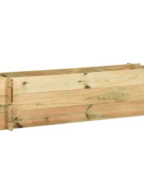 VidaXL Plantenbak 120 cm geïmpregneerd grenenhout