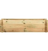 VidaXL Plantenbak 120 cm geïmpregneerd grenenhout
