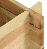 VidaXL Plantenbak 120 cm geïmpregneerd grenenhout