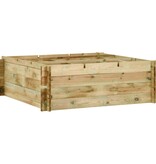 VidaXL Plantenbak 120x120x40 cm geïmpregneerd grenenhout