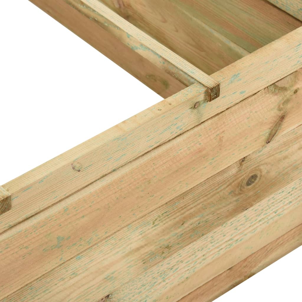 VidaXL Plantenbak 197x100x40 cm geïmpregneerd grenenhout