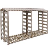 VidaXL Haardhoutopslag 300x90x176 cm geïmpregneerd grenenhout