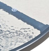 VidaXL 5-delige Tuinset staal zwart