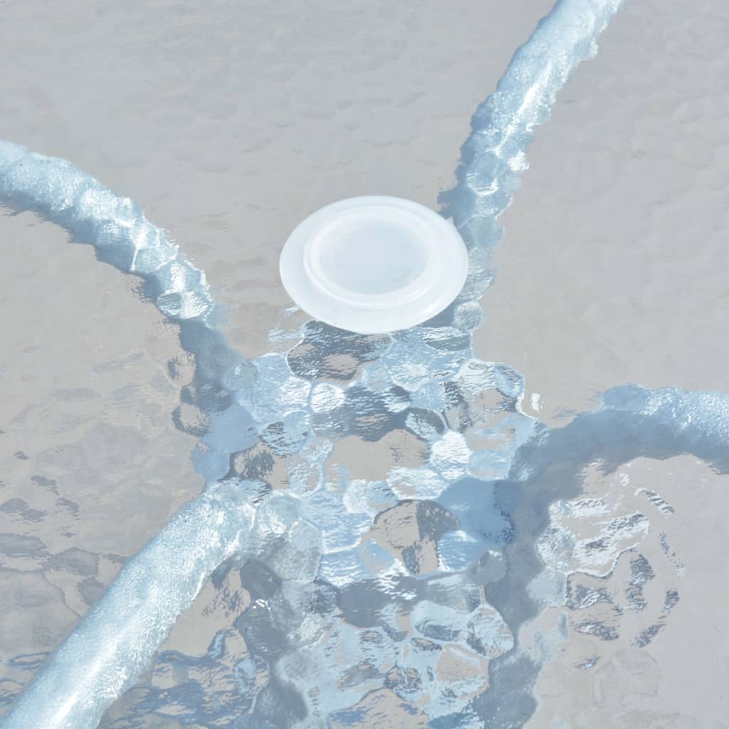 VidaXL 5-delige Tuinset staal zwart