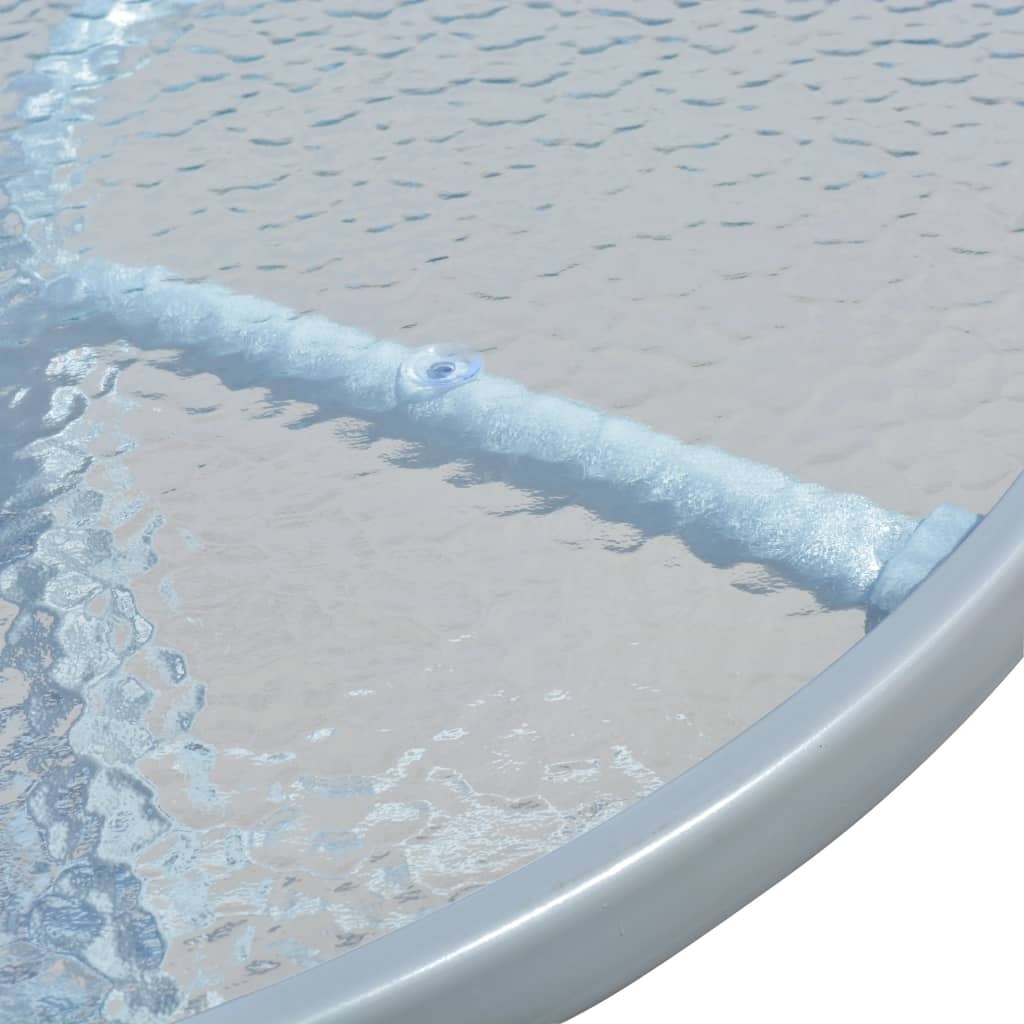 VidaXL 5-delige Tuinset staal zwart