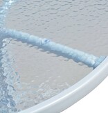 VidaXL 3-delige Bistroset staal zwart