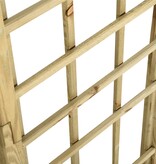 VidaXL Tuinboog geïmpregneerd grenenhout groen