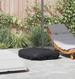 VidaXL Parasolvoet zwart