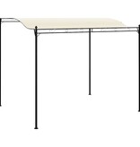 VidaXL Prieel stof crèmewit