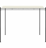 VidaXL Prieel stof crèmewit