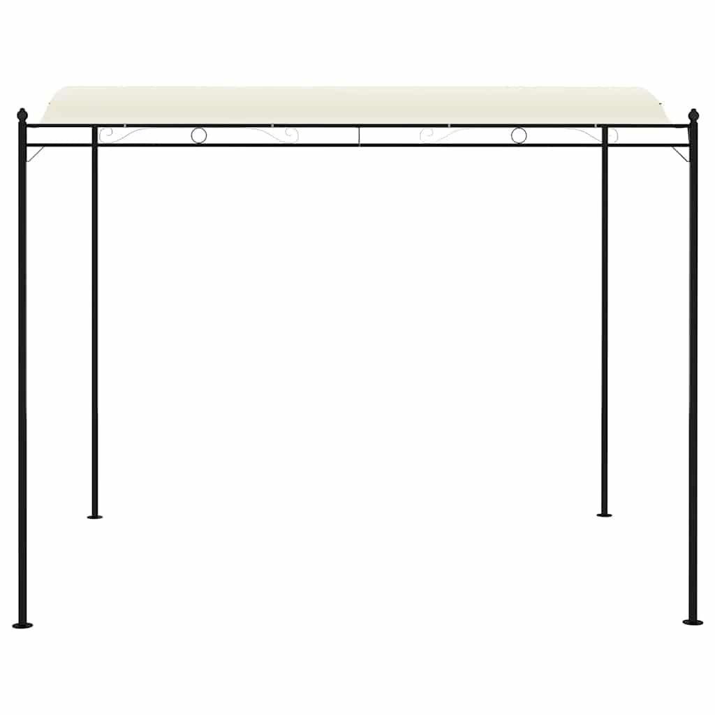 VidaXL Prieel stof crèmewit