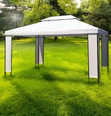 VidaXL Prieel 3x4 m wit