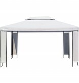 VidaXL Prieel 3x4 m wit