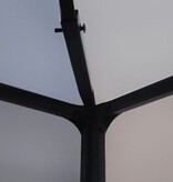 VidaXL Prieel 3x4 m wit