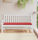 VidaXL Tuinbankkussen 150x50x3 cm oxford stof rood