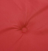 VidaXL Tuinbankkussen 120x50x4 cm oxford stof rood