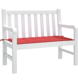 VidaXL Tuinbankkussen 100x50x3 cm oxford stof rood
