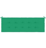 VidaXL Tuinbankkussen 150x50x3 cm oxford stof groen