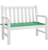 VidaXL Tuinbankkussen 120x50x4 cm oxford stof groen