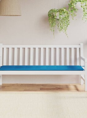 VidaXL Tuinbankkussen 180x50x3 cm oxford stof blauw